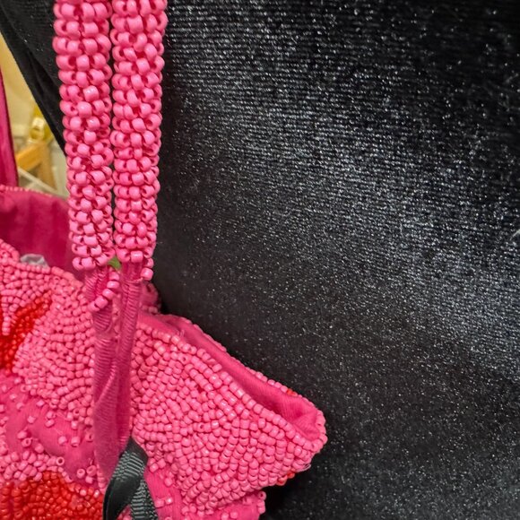 Beaded Rose Drawstring Bucket Bag - kate spade new york x Target, Pink/Red - Picture 14 of 15